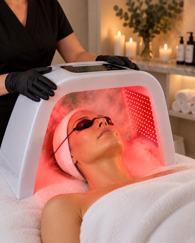 LED Glow Therapy Single Session at Cedar Beauty