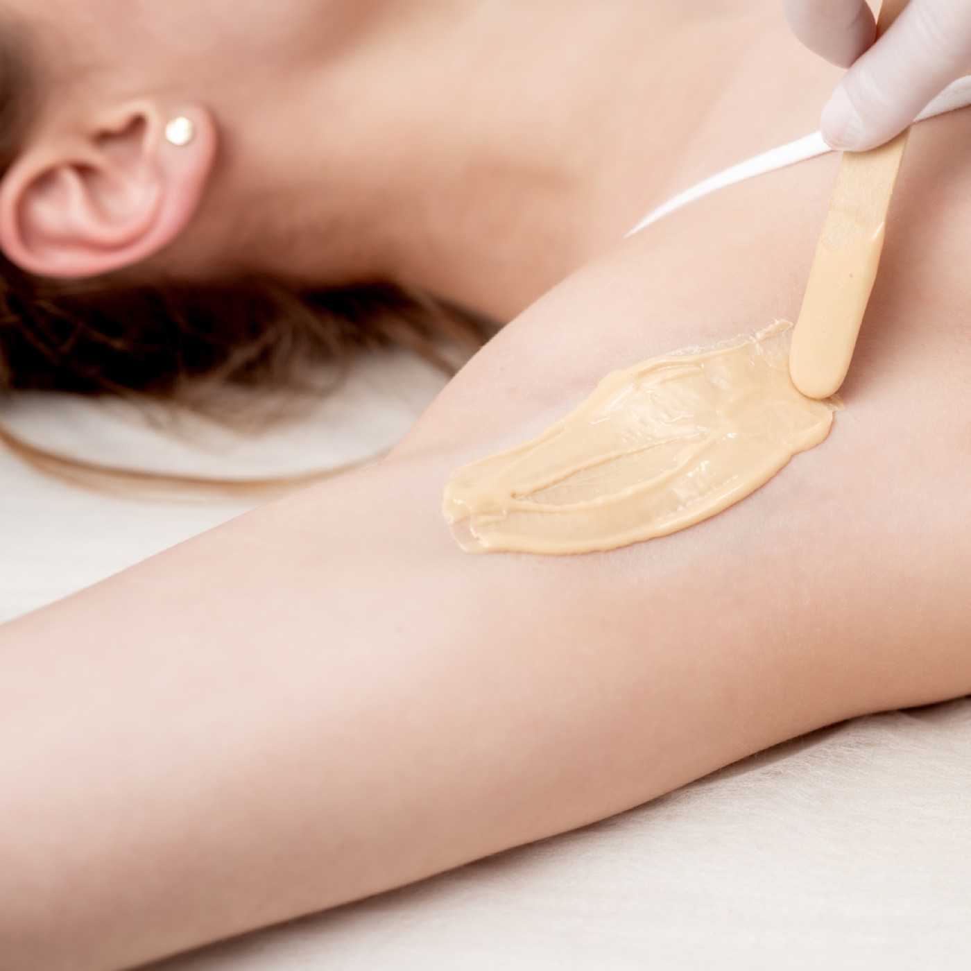 A professional waxing treatment